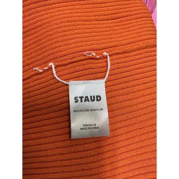 Staud Mini Milton Red Dress Size S - NWT - Picture 5 of 5